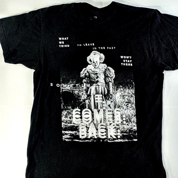 It Chapter Two It Comes Back Poster T-Shirt Black - Picture 5 of 8